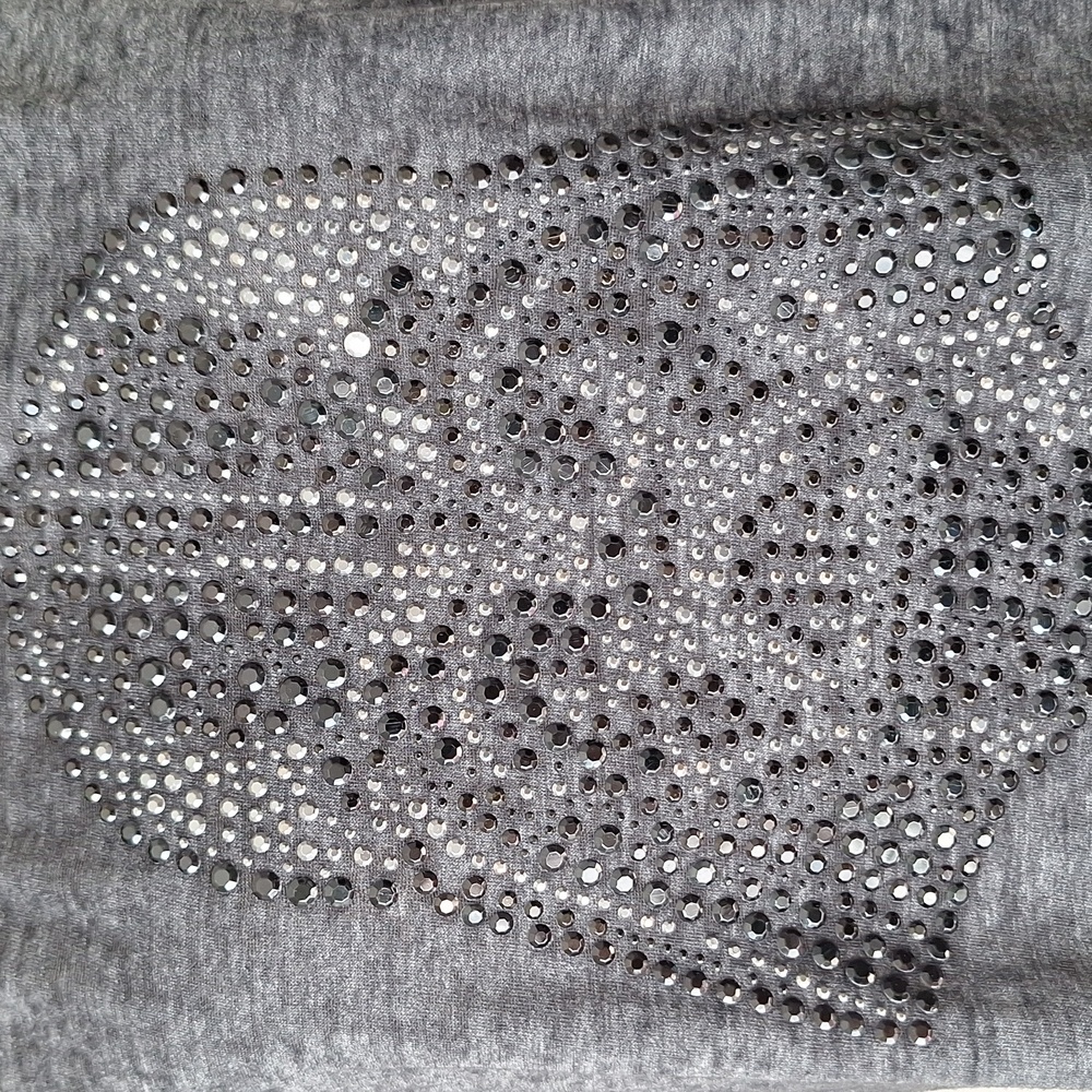 Star Wars Gray Graphic T-Shirt with Darth Vader Studded Design